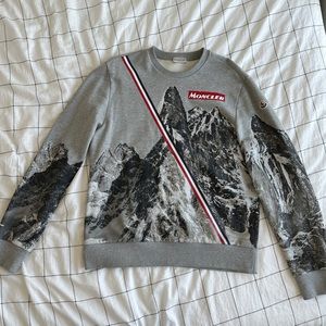 Moncler Mountain Print Sweatshirt